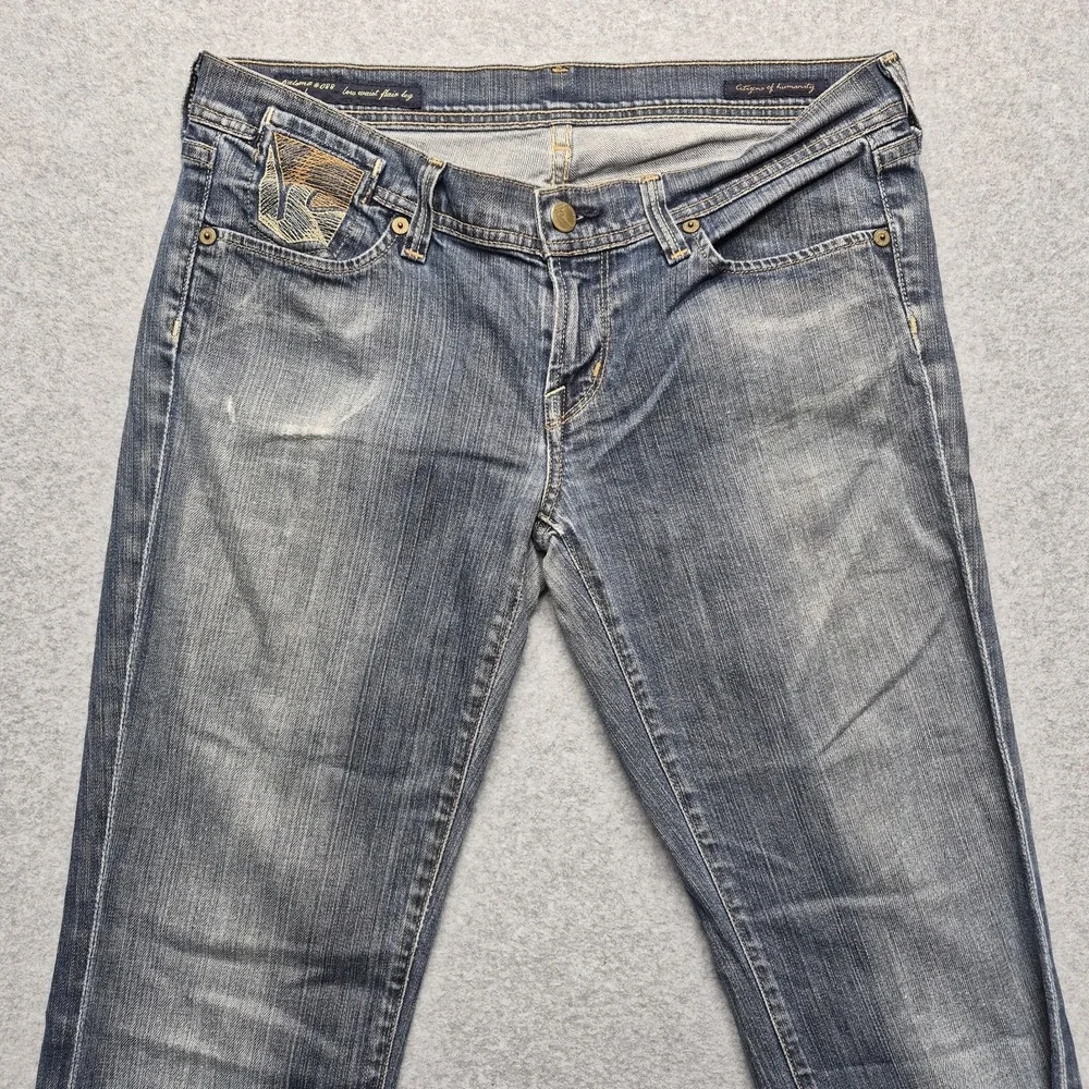 Citizens of Humanity Jeans Womens 30 Paloma Low Waist Flare Leg Blue Denim Y2K